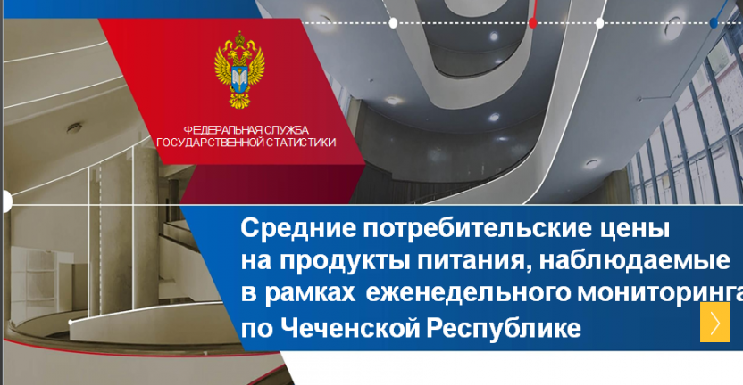 Средние потребительские цены на продукты питания, наблюдаемые в рамках еженедельного мониторинга по Чеченской Республике c 10 по 17 июня 2022 года