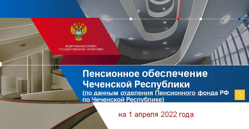 Пенсионное обеспечение Чеченской Республики на 1 апреля 2022 года