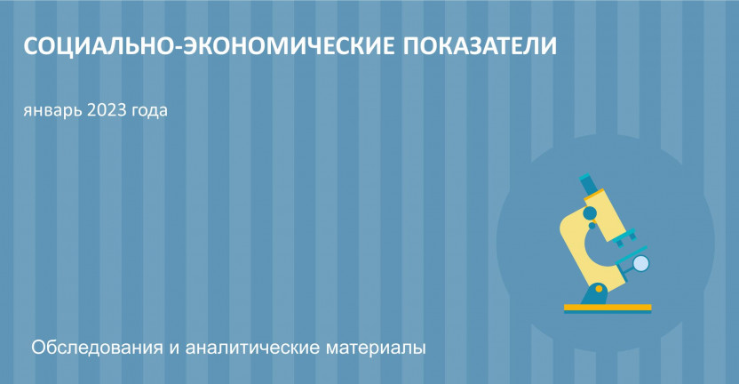 Основные социально-экономические показатели по Чеченской Республике в январе 2023 года